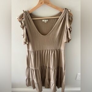 Max Studio Beige Textured Dress